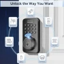 Превью Fingerprint Keypad Deadbolt with Knob Set — Smart Lock, Ulecoce