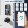 Превью Fingerprint Keypad Deadbolt with Knob Set — Smart Lock, Ulecoce