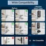 Превью Fingerprint Keypad Deadbolt with Knob Set — Smart Lock, Ulecoce