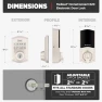 Превью HomeConnect 620 Z-Wave Long Range Enabled Keypad Smart Lock — Smart Lock, Kwikset
