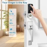 Превью Keyless Entry Door Deadbolt with Handle Set — Smart Lock, BEBASIA