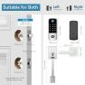 Превью Keyless Entry Door Deadbolt with Handle Set — Smart Lock, BEBASIA