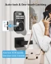 Превью Keyless Entry Door Lock with 2 Lever Handles — Smart Lock, Zowill
