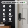 Превью Keyless Entry Fingerprint Digital Smart Lock with Handle & Keypad — Smart Lock, Dermum