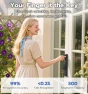 Превью Mortise Sliding Glass Door Lock with Smart Fingerprint Code Keypad RFID Remote App — Smart Lock, Anweller