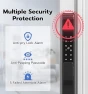 Превью Mortise Sliding Glass Door Lock with Smart Fingerprint Code Keypad RFID Remote App — Smart Lock, Anweller