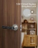 Превью Smart Door Lock Fingerprint, Keyless Entry Door Lock with Handle — Smart Lock, TMEZON