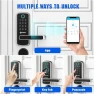 Превью Smart Door Lock with WiFi Gateway, Keyless Entry Door Lock with Handle — Smart Lock, OLUMAT