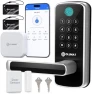 Превью Smart Door Lock with WiFi Gateway, Keyless Entry Door Lock with Handle — Smart Lock, OLUMAT
