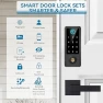 Превью Smart Fingerprint Door Lock with Handle Set — Smart Lock, BEBASIA