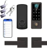 Превью Smart Fingerprint Door Lock with Handle Set — Smart Lock, BEBASIA