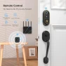 Превью Smart Keyless Entry Door Lock - Fingerprint Electronic Deadbolt Touchscreen Keypad — Smart Lock, SMONET