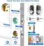 Превью Smart Lock for Front Door, 2 Lever Handles, Fingerprint Keyless Entry, App Control Biometric Door Lock Set, Touchscreen... — Smart Lock, Veise