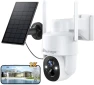 Превью Solar Security Cameras Wireless Outdoor, 2K WiFi Cameras for Home Security, 360° PTZ Surveillance Camera with PIR, Color... — Security Camera, Techage