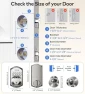 Превью WiFi Smart Keyless Entry Door Lock with Handle — Smart Lock, TEEHO