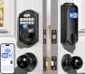 Превью WiFi Smart Keyless Entry Door Lock with Handle — Smart Lock, TEEHO
