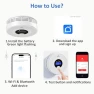 Превью 3-Pack Smart Smoke & CO Detector Combo with App Notifications — Radon Detector, Soewolit