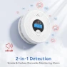 Превью 3-Pack Smart Smoke & CO Detector Combo with App Notifications — Radon Detector, Soewolit