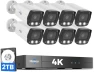 Превью 4K PoE Security Camera System 8MP — Security Camera, Hiseeu