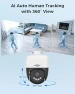 Превью 4K PoE Security Camera System with 6 PTZ Cameras — Security Camera, Hiseeu