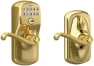 Превью Camelot Keypad Lock with Lever Handle — Smart Lock, SCHLAGE