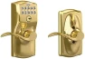 Превью Camelot Keypad Lock with Lever Handle — Smart Lock, SCHLAGE