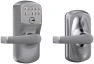 Превью Camelot Keypad Lock with Lever Handle — Smart Lock, SCHLAGE