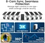 Превью D1 Classic 8-Cam Wireless Outdoor Security System — Security Camera, AOSU