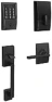 Превью Encode Wi-Fi Smart Lock with Century Handleset Entry Set for Front Door, Matte Black — Smart Lock, SCHLAGE