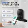 Превью Smart Door Handle Lock with Touchscreen Keypad — Smart Lock, Heittis