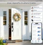 Превью Smart Fingerprint Front Door Lock Set, App Control, 8-in-1 Keyless Entry Deadbolt with Lever Handle — Smart Lock, Veise
