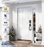 Превью Smart Fingerprint Front Door Lock Set, App Control, 8-in-1 Keyless Entry Deadbolt with Lever Handle — Smart Lock, Veise