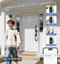 Превью Smart Fingerprint Front Door Lock Set, App Control, 8-in-1 Keyless Entry Deadbolt with Lever Handle — Smart Lock, Veise