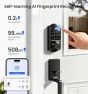 Превью Smart Fingerprint Front Door Lock Set, App Control, 8-in-1 Keyless Entry Deadbolt with Lever Handle — Smart Lock, Veise