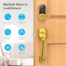Превью Smart Lock Front Door with Handle, Keyless Entry Door Lock Set, Fingerprint Smart Deadbolt with App Bluetooth,... — Smart Lock, SMONET