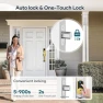 Превью Smart Lock Front Door with Handle, Keyless Entry Door Lock Set, Fingerprint Smart Deadbolt with App Bluetooth,... — Smart Lock, SMONET