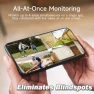 Превью WiFi Cameras with Double Solar Panels — Security Camera, RICHCHO