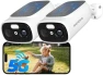 Превью WiFi Cameras with Double Solar Panels — Security Camera, RICHCHO