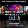 Превью 2000 ANSI Outdoor Projector with Google TV — Smart Projector, HAPPRUN