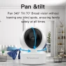 Превью 4MP Smart Indoor WiFi IP Camera Pan & Tilt — Security Camera, visiPower