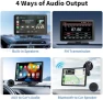 Превью 9'' Wireless CarPlay & Android Auto Screen — Car Infotainment System, GTVFS