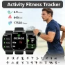 Превью 2.01" AMOLED Curved Touchscreen Fitness Watch — Smart Watch, Poounur