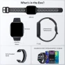 Превью Smartwatch with 1.85" AMOLED Screen, 2 Bands — Smart Watch, Fitpolo