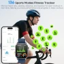 Превью Smart Watch with 2.0" HD Display, Blood Pressure Oxygen Heart Rate Sleep Monitor, 136 Sports Modes, IP68 Waterproof... — Smart Watch, Yowow