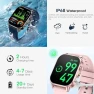 Превью Smart Watch with 2.0" HD Display, Blood Pressure Oxygen Heart Rate Sleep Monitor, 136 Sports Modes, IP68 Waterproof... — Smart Watch, Yowow