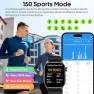 Превью Smart Watch with Bluetooth Calls, Health Monitor & 150+ Sports Modes — Fitness Tracker, VOKOWOBO