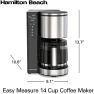 Превью 14 Cup Programmable Coffee Maker with Easy Measure Light Up Reusable Filter — Coffee Maker, Hamilton Beach