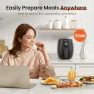 Превью 2.1Qt Small Air Fryer - Compact Digital Mini Airfryer — Air Fryer, Topzee
