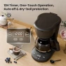 Превью 5-Cup Drip Coffee Machine with LED Display — Coffee Maker, Kismile