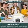 Превью 7-Quart Programmable Slow Cooker with Timer and Keep Warm — Multicooker, HOMECOOKIN
